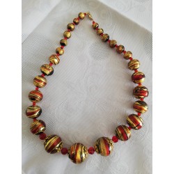 Collier en perles de Murano...