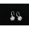 Boucles d'oreilles SWAROVSKI cristal flocon de neige fait main