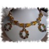 Collier Murano et strass SWAROVSKI